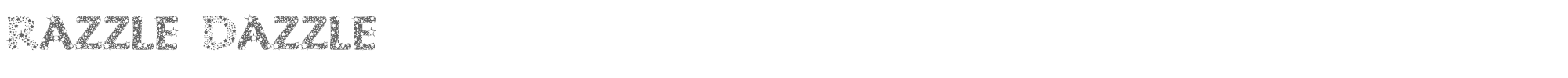 Razzle Dazzle razzle.ttf font preview
