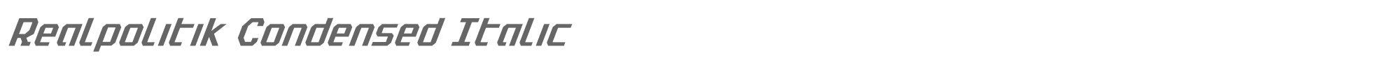 Realpolitik realpolv2ci.ttf font preview