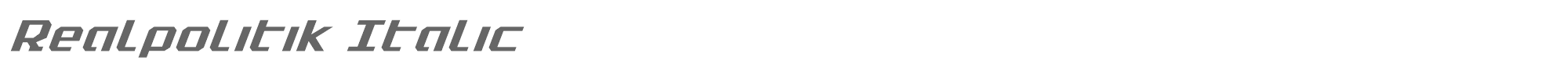 Realpolitik realpolv2i.ttf font preview