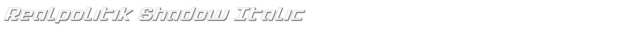 Realpolitik realpolv2si.ttf font preview