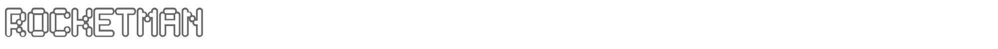 Rocketman ROCKETMAN.TTF font preview