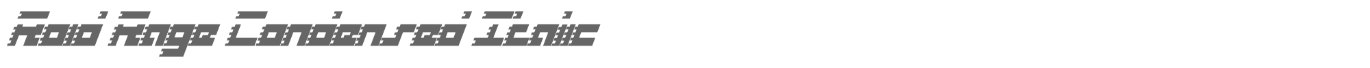 Roid Rage roidci.ttf font preview