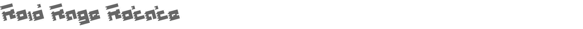 Roid Rage roidr.ttf font preview