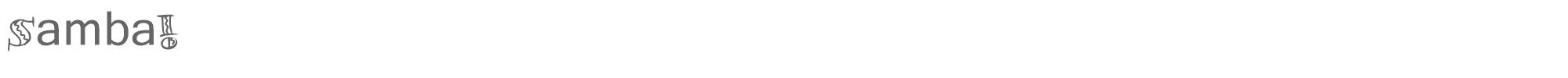 Samba Samba.ttf font preview