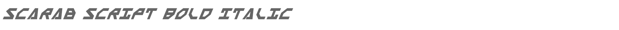 Scarab Script Sscriptv2bi.ttf font preview