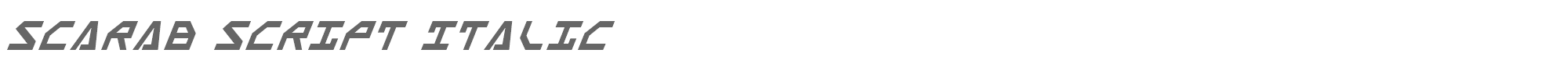 Scarab Script Sscriptv2i.ttf font preview