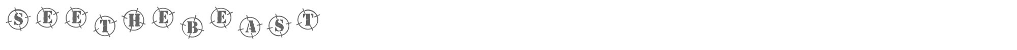 See the Beast SeeTheBeast.ttf font preview