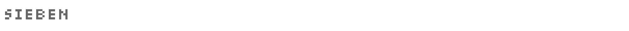 Sieben SIEBRG__.TTF font preview