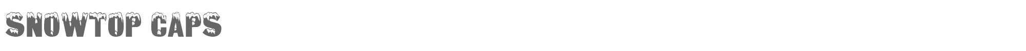 Snowtop Caps SnowtopCaps.otf font preview