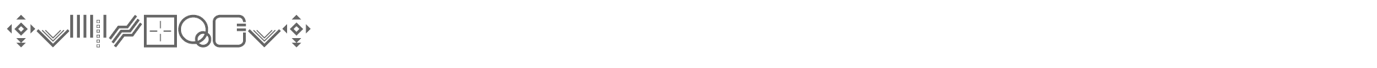 Sample characters StyleBats Font