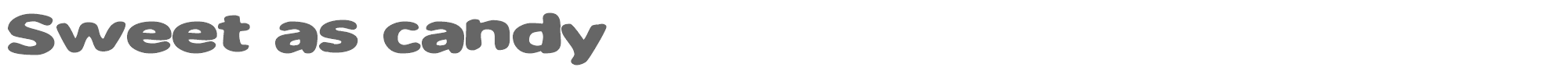 Sweet as candy SWEETASCANDY.TTF font preview