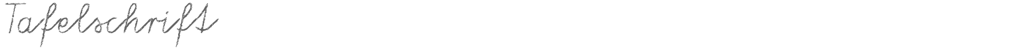 Sample characters Tafelschrift Font