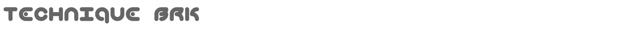 Technique BRK techniqu.ttf font preview