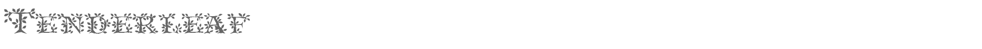 Tenderleaf Tenderleaf.ttf font preview
