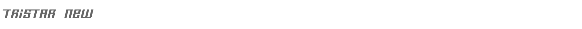 Tristar New tristar_new.ttf font preview