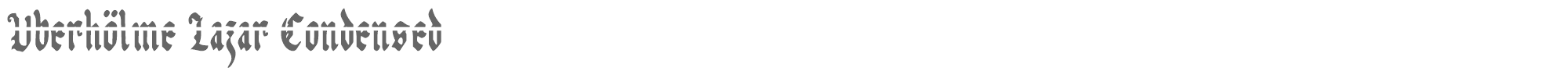 Uberhölme uberlav2c.ttf font preview