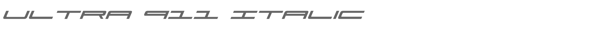 Ultra 911 Ultrav2i.ttf font preview