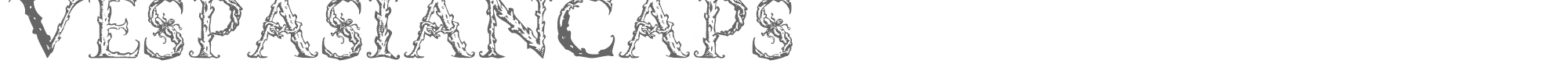 Vespasian Caps VespasianCaps.ttf font preview