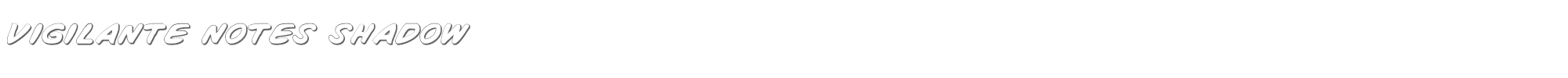 Vigilante Notes vinotes.ttf font preview