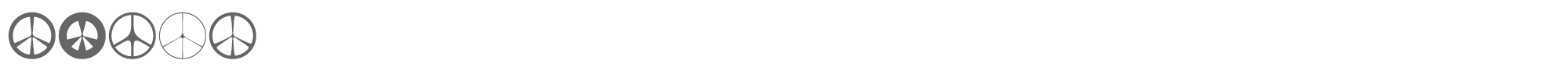 Sample characters Wahei Font