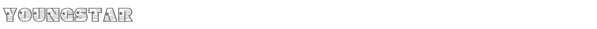 YoungStar youngst.ttf font preview