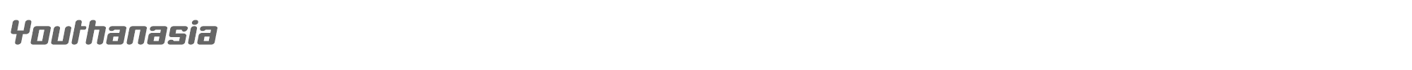 Youthanasia YOUTHANI.ttf font preview