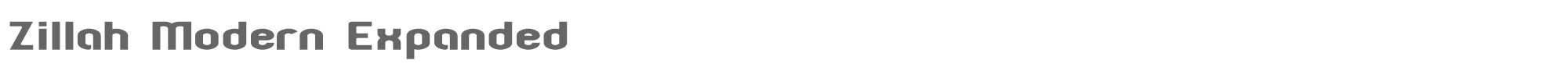 Zillah Modern ZILLME__.ttf font preview