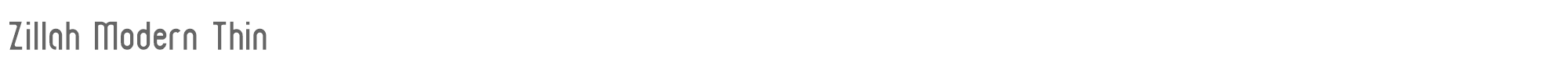 Zillah Modern ZILLMT__.ttf font preview