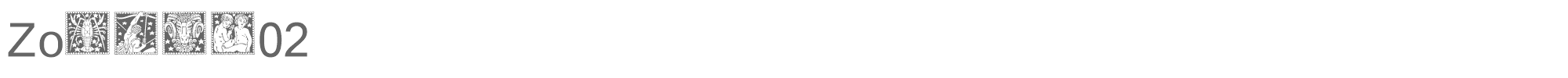 Zodiac 02 ZODIAC02.TTF font preview