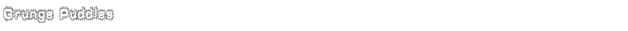 Sample characters Grunge Puddles Font