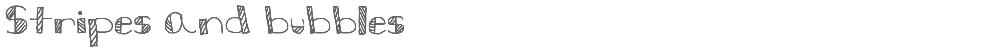 Stripes and bubbles Stripes_and_bubbles.ttf font preview