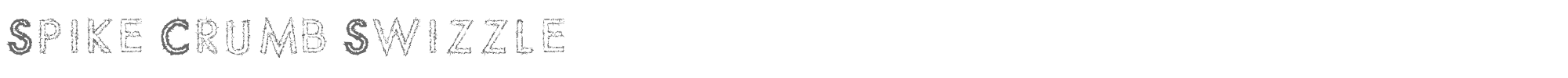 Spike Crumb SPIKCS__.TTF font preview
