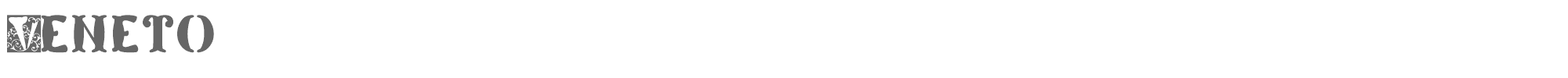 Sample characters Veneto Font