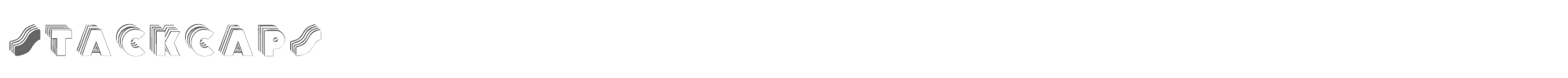 Stackcaps Stackcaps.ttf font preview
