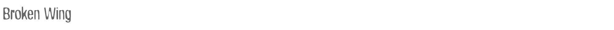 Broken Wing brokw___.ttf font preview