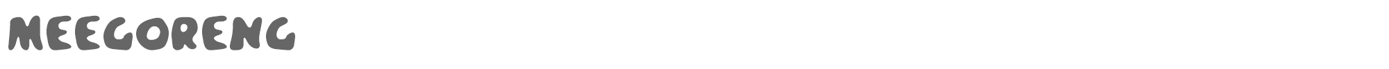 Meegoreng MEEGOREN.TTF font preview