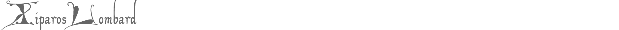 Xiparos Lombard XiparLmb.ttf font preview