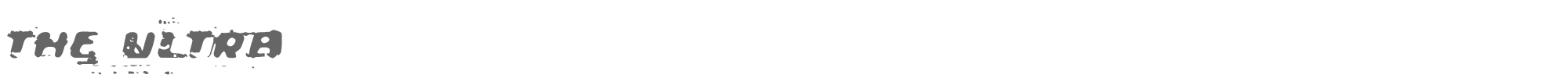 The Ultra Theultra.ttf font preview