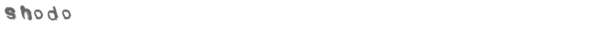Shodo shido2.ttf font preview
