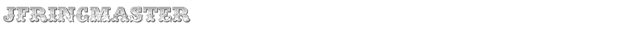 JF Ringmaster JFRingmaster.ttf font preview