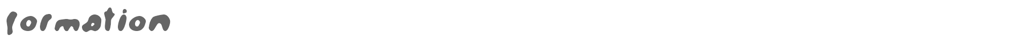 Formation formatio.ttf font preview