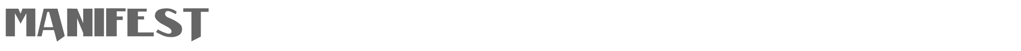 Manifest Manifest.ttf font preview