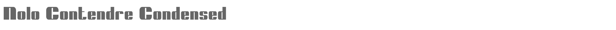 Nolo Contendre Nolov2c.ttf font preview