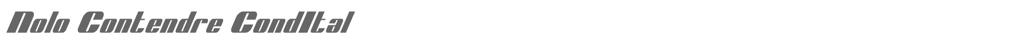 Nolo Contendre Nolov2ci.ttf font preview