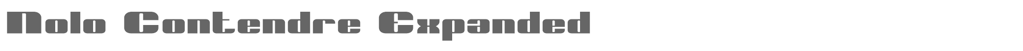 Nolo Contendre Nolov2e.ttf font preview