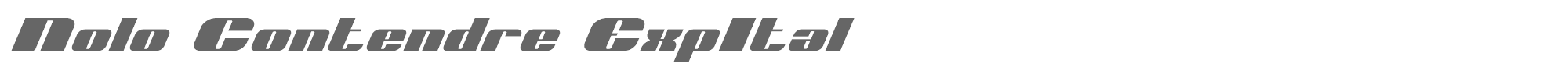 Nolo Contendre Nolov2ei.ttf font preview