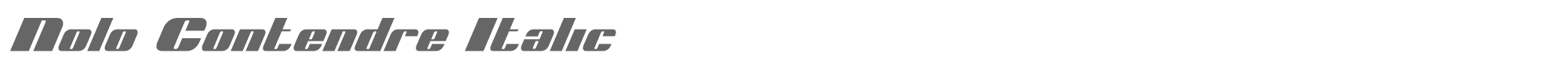 Nolo Contendre Nolov2i.ttf font preview
