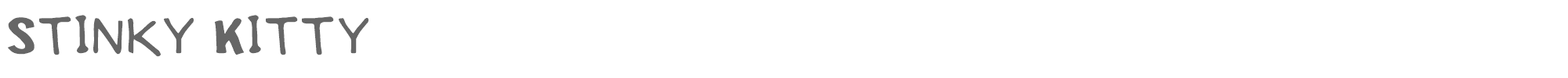 Stinky Kitty STINK___.TTF font preview