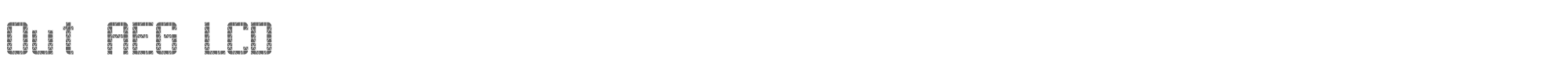 Out AEG LCD OutAEG.ttf font preview