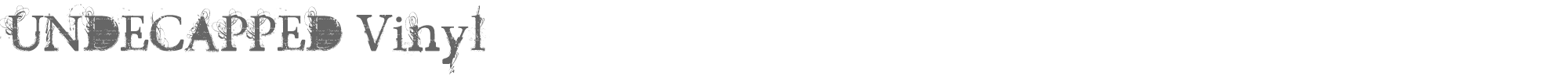 Undecapped Vinyl UNDECAPPEDvinyl.ttf font preview